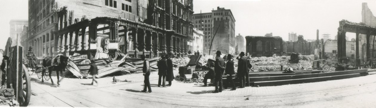 San Francisco vuoden 1906 maanjäristyksen jälkeen tekijältä American Photographer