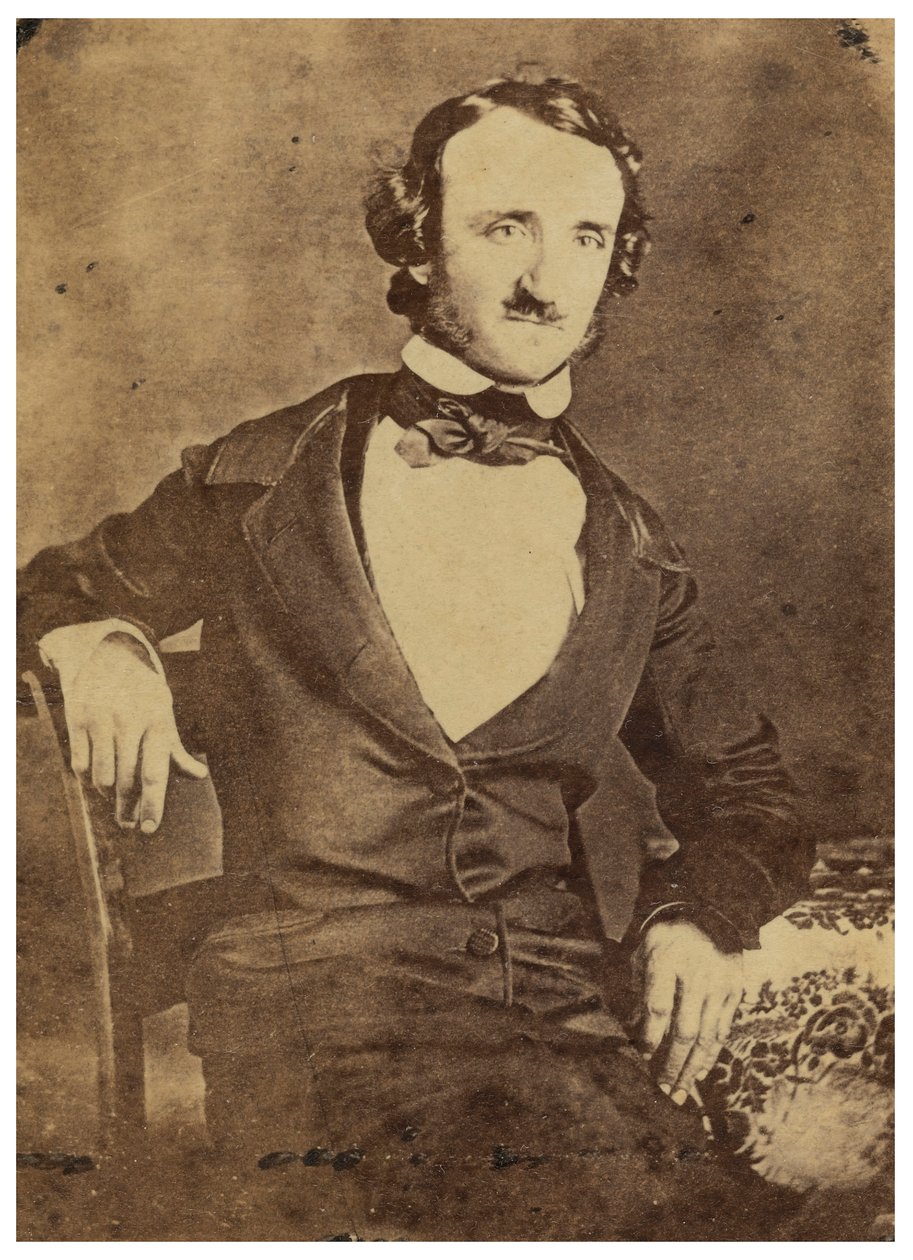Edgar Allan Poen istuva muotokuva. 1876 (Dagerrotypia) tekijältä American Photographer