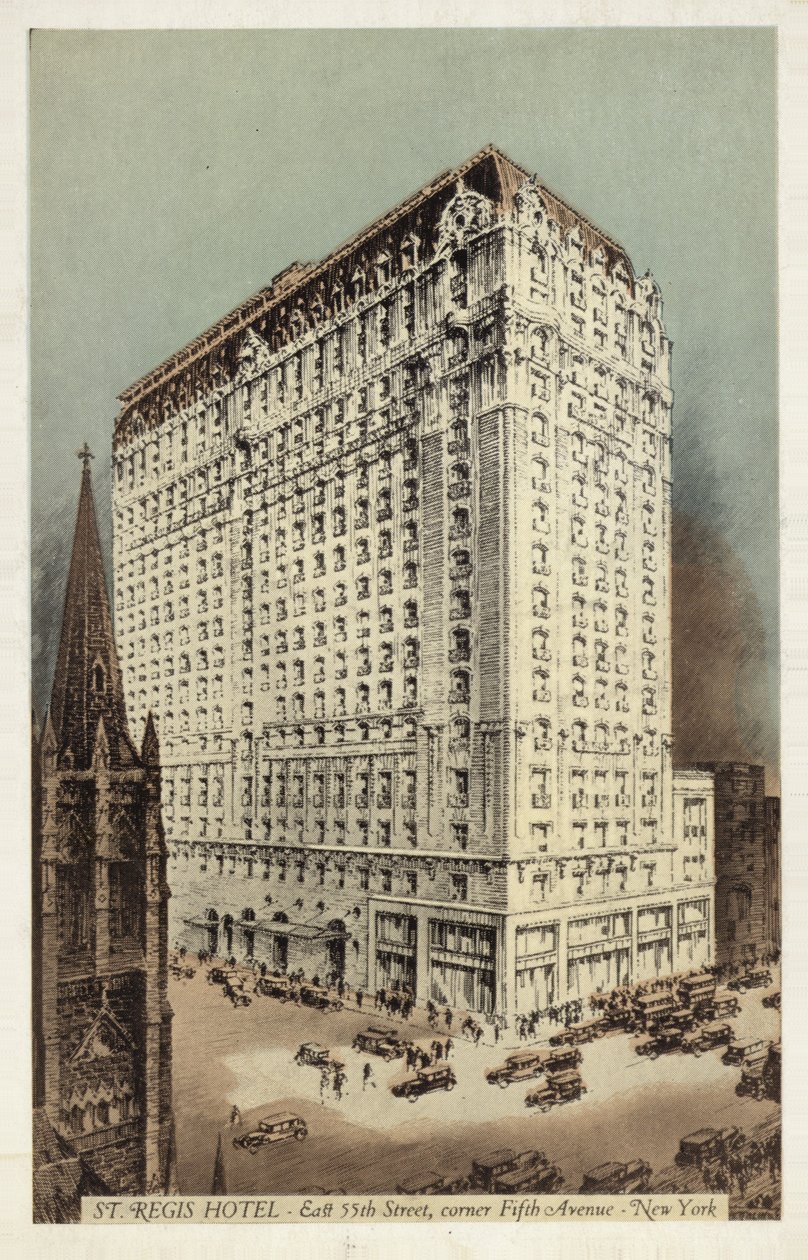 St Regis Hotel, East 55th Street ja 5th Avenuen kulma, New York City, Yhdysvallat (värillinen kuva). tekijältä American Photographer