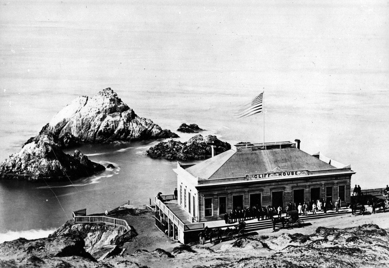 Cliff House, San Francisco, n. 1863-8 tekijältä American Photographer