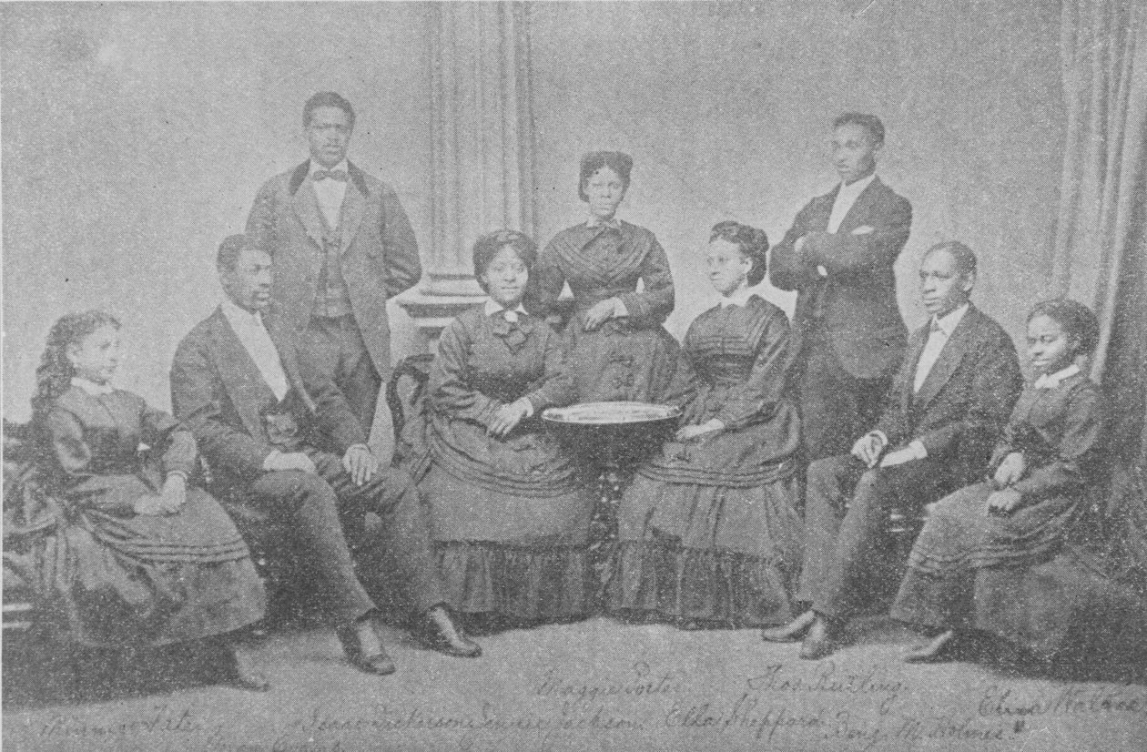 The Original Jubilee Singers, noin 1870-luku tekijältä American Photographer