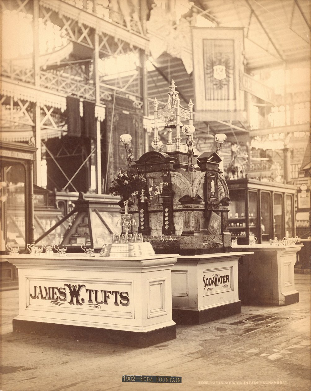 Tuftsin soodavesisuihkulähde, Centennial Exposition, Philadelphia tekijältä American Photographer