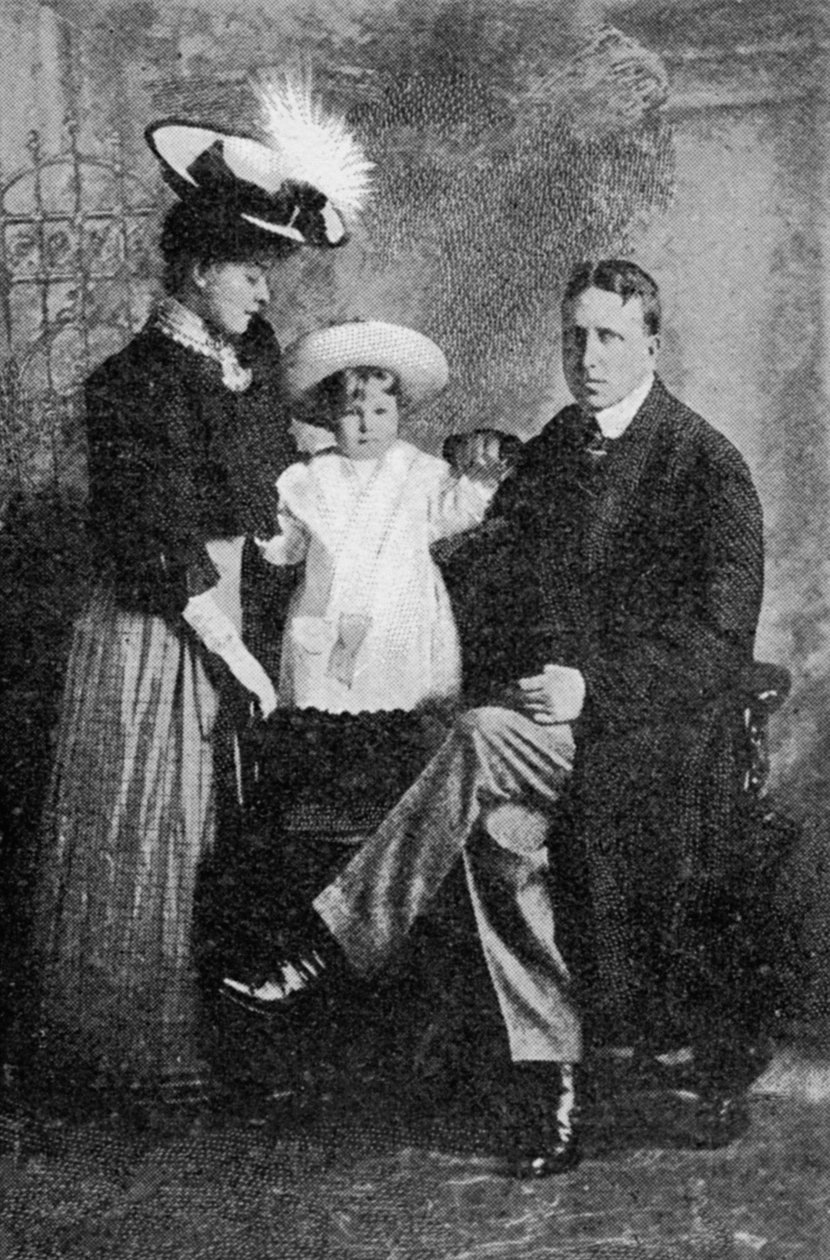 William Randolph Hearst ja hänen perheensä, julkaistiin The Graphicissa 27. lokakuuta 1906 tekijältä American Photographer