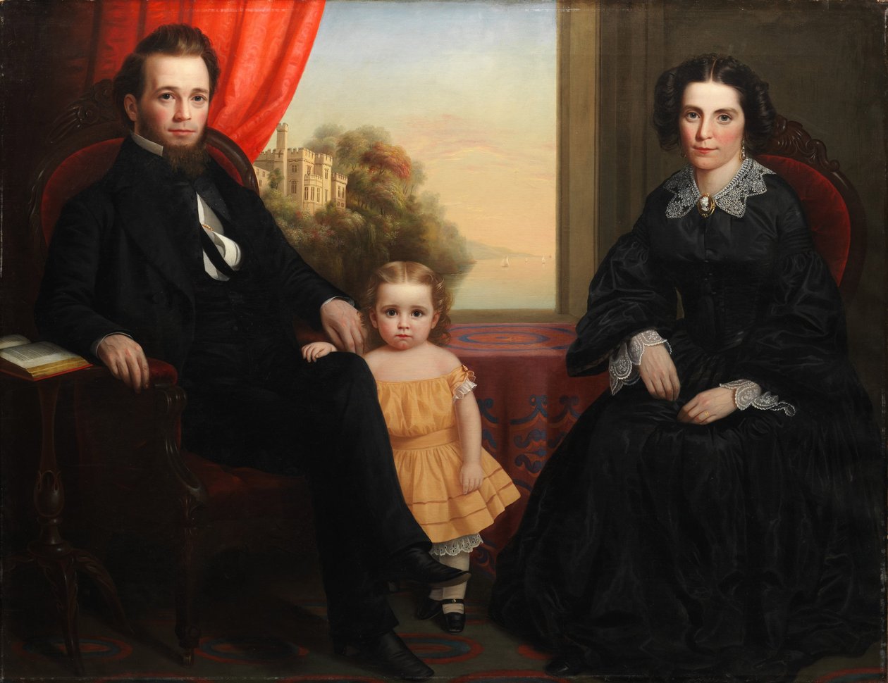 Perheryhmämuotokuva, n. 1850 tekijältä American School