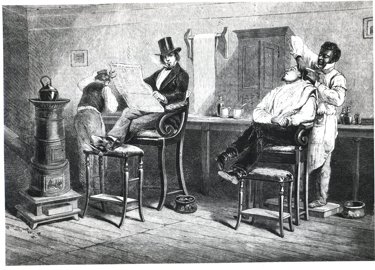 Richmond Barbers Shop, 1861 tekijältä American School