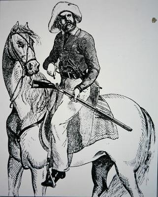A Texas Ranger, n. 1845 (kaiverrus) tekijältä American School
