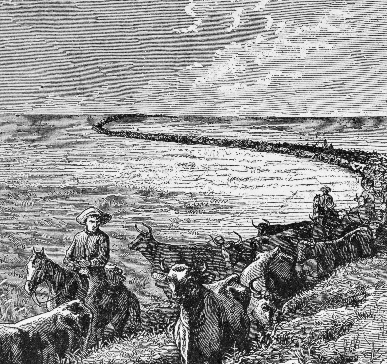 A Trail in the Great Plains, kuvitus "Harper