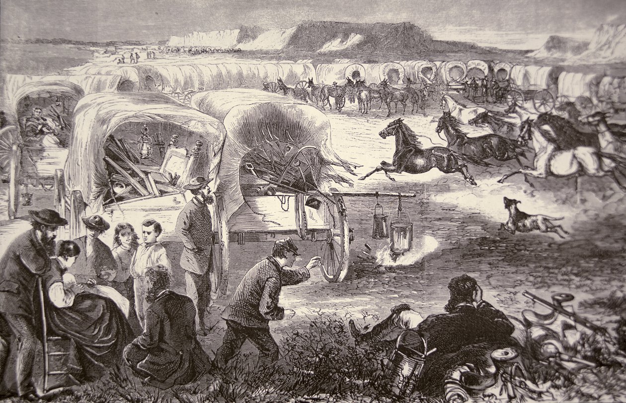 Vaunujunasta muodostui Corral Oregon Traililla tekijältä American School