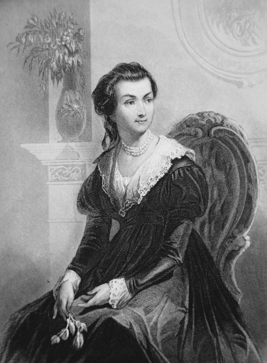 Abigail Smith Adams (1744-1818) (litografia) tekijältä American School
