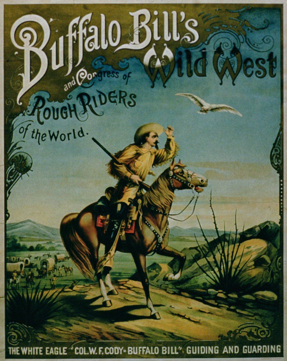 Buffalo Bills Wild Westin ja Congress of Rough Riders of the World -mainos tekijältä American School