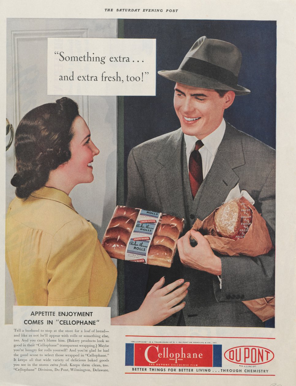 Mainos DuPont Cellophanelle, 1939 tekijältä American School