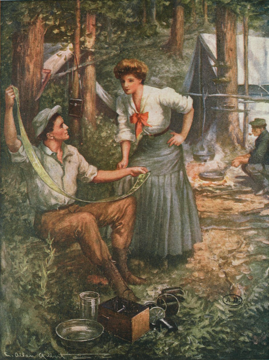 Mainos selluloidifilmille, 1901 tekijältä American School