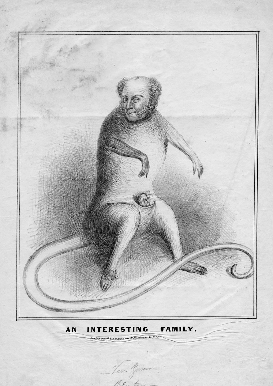Mielenkiintoinen perhe, julkaisija H R Robinson, New York, n. 1845 tekijältä American School