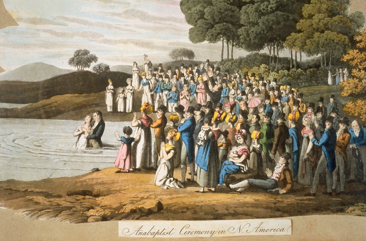 Anabaptistiseremonia Pohjois-Amerikassa tekijältä American School
