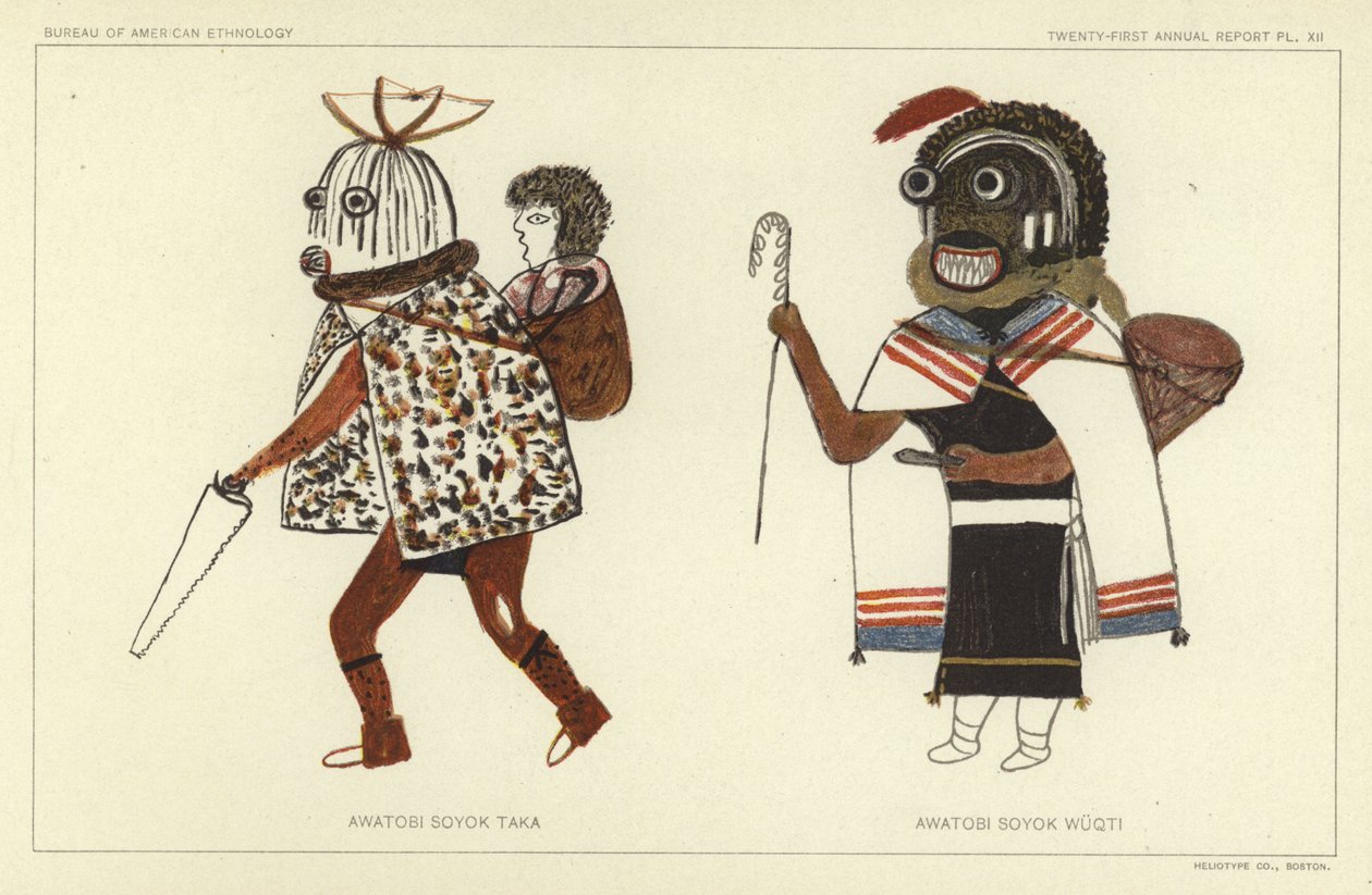 Awatobi Soyok Taka, Awatobi Soyok Wuqti (värilitografia). tekijältä American School