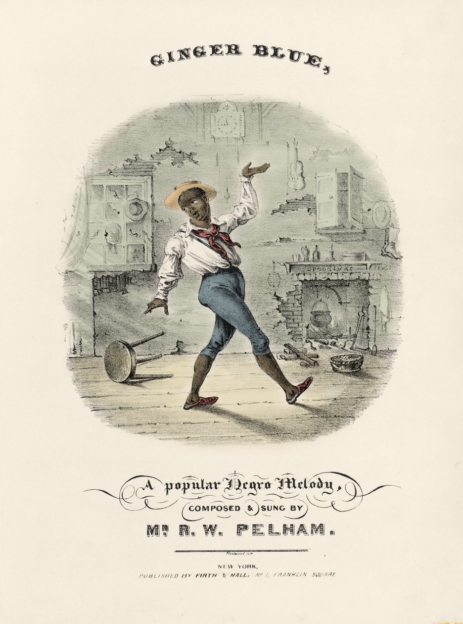 Tausta 1800-luvun Black of America suositulle kappaleelle "" Ginger Blue"". tekijältä American School