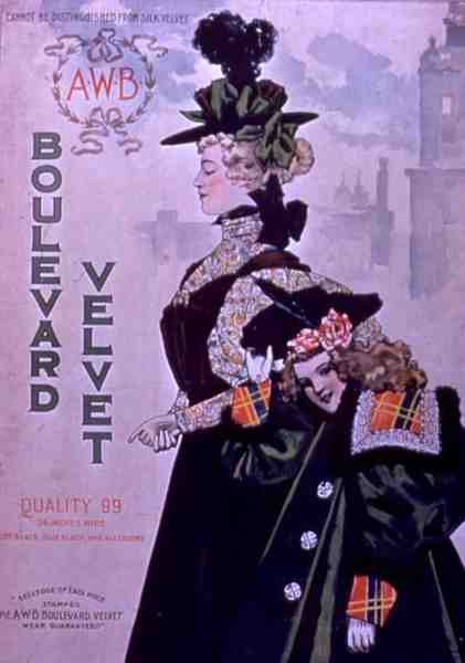 "Boulevard Velvet" (väri litho) tekijältä American School
