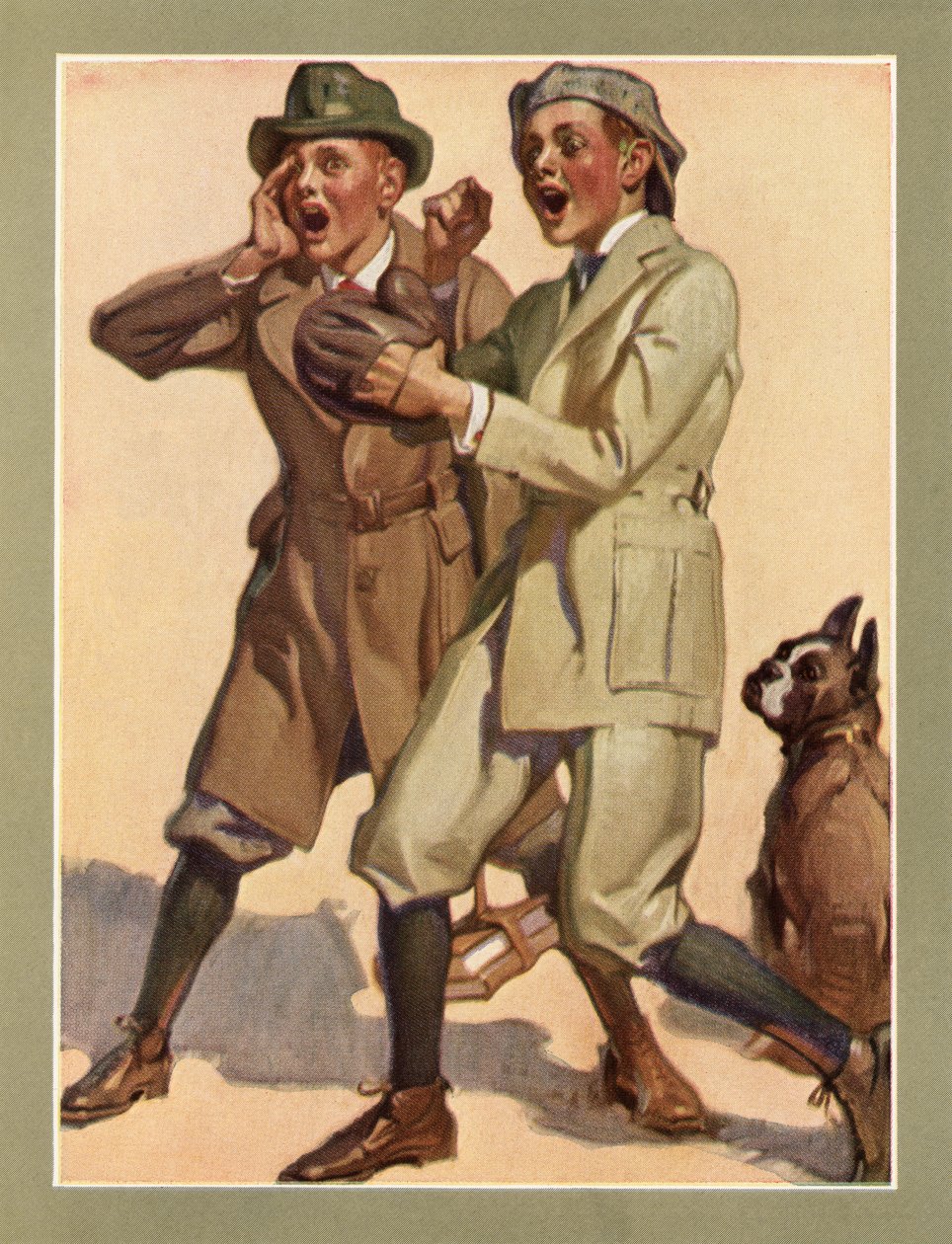 Pojat, jotka pelasivat Street Baseballia 1920-luvulla tekijältä American School