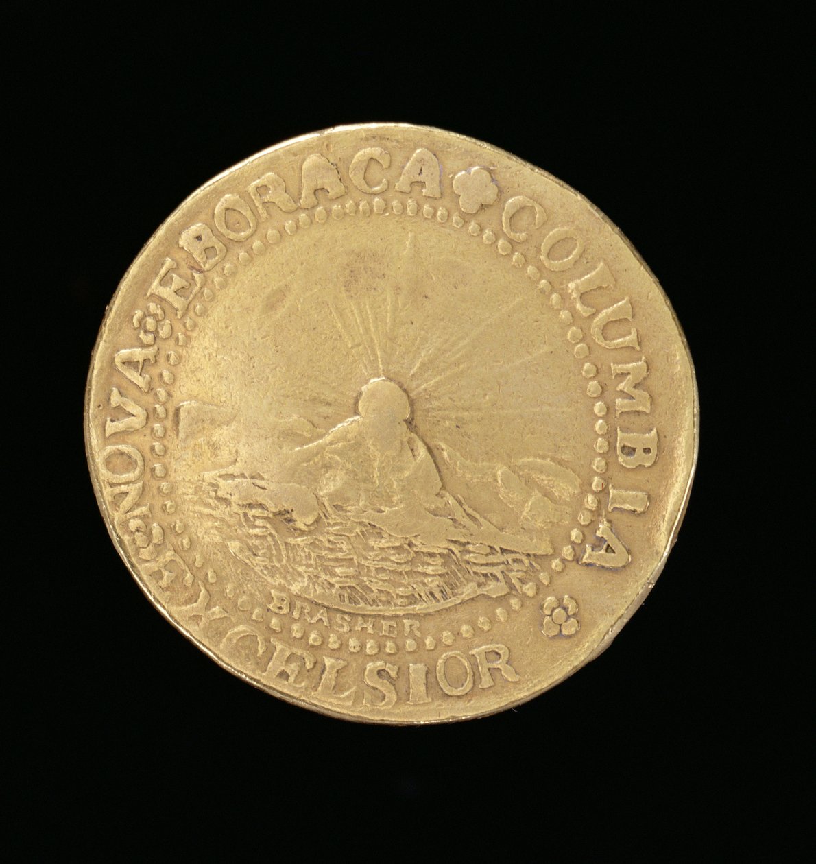 Brasher Doubloon, New York, 1787 (kulta) (katso myös 343637) tekijältä American School