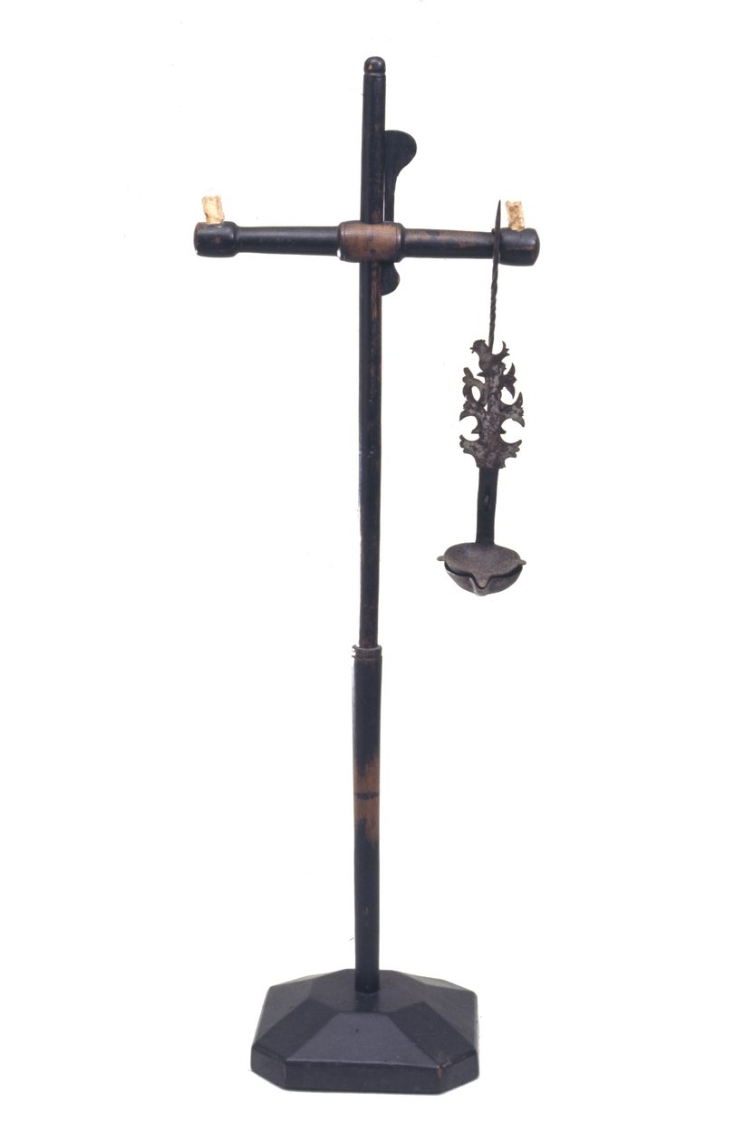 Kynttilänjalka, c. 1710-1730 (vaahtera) tekijältä American School