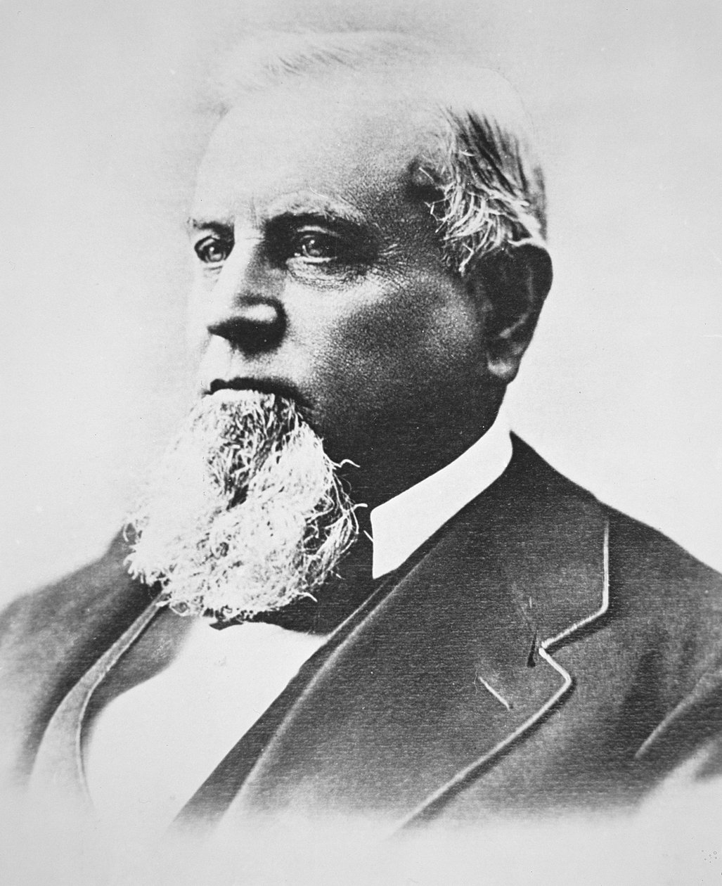 Charles Crocker (1822-88) (m/v valokuva) tekijältä American School