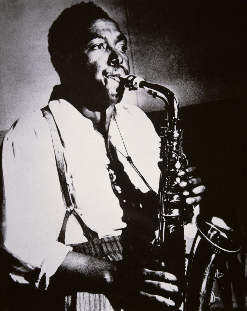 Charlie Parker (1920-55) (m/v valokuva) tekijältä American School