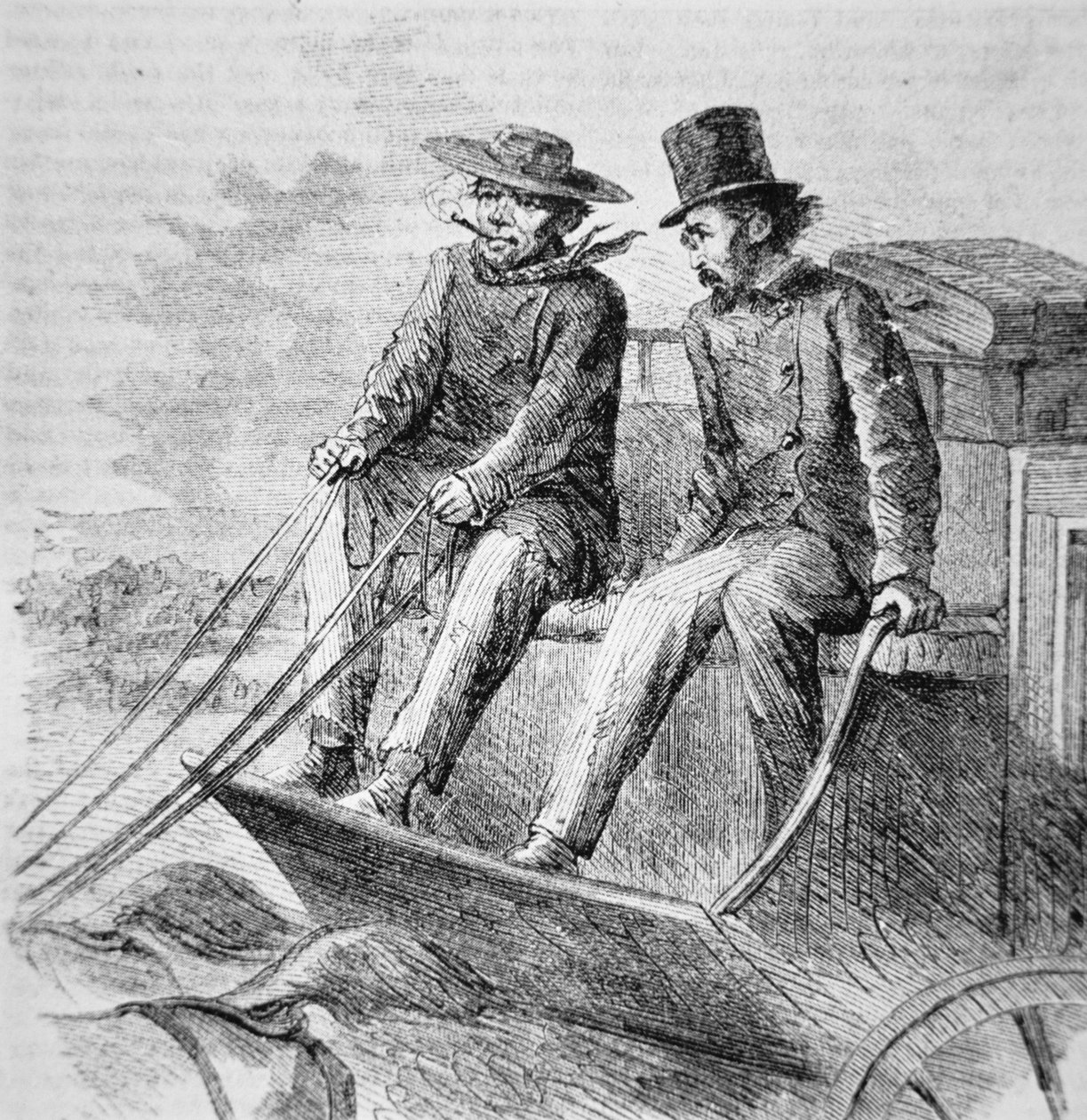 Charlie Parkhurst (1812-79) vanhan lännen (litho) lavabussin kuljettaja tekijältä American School