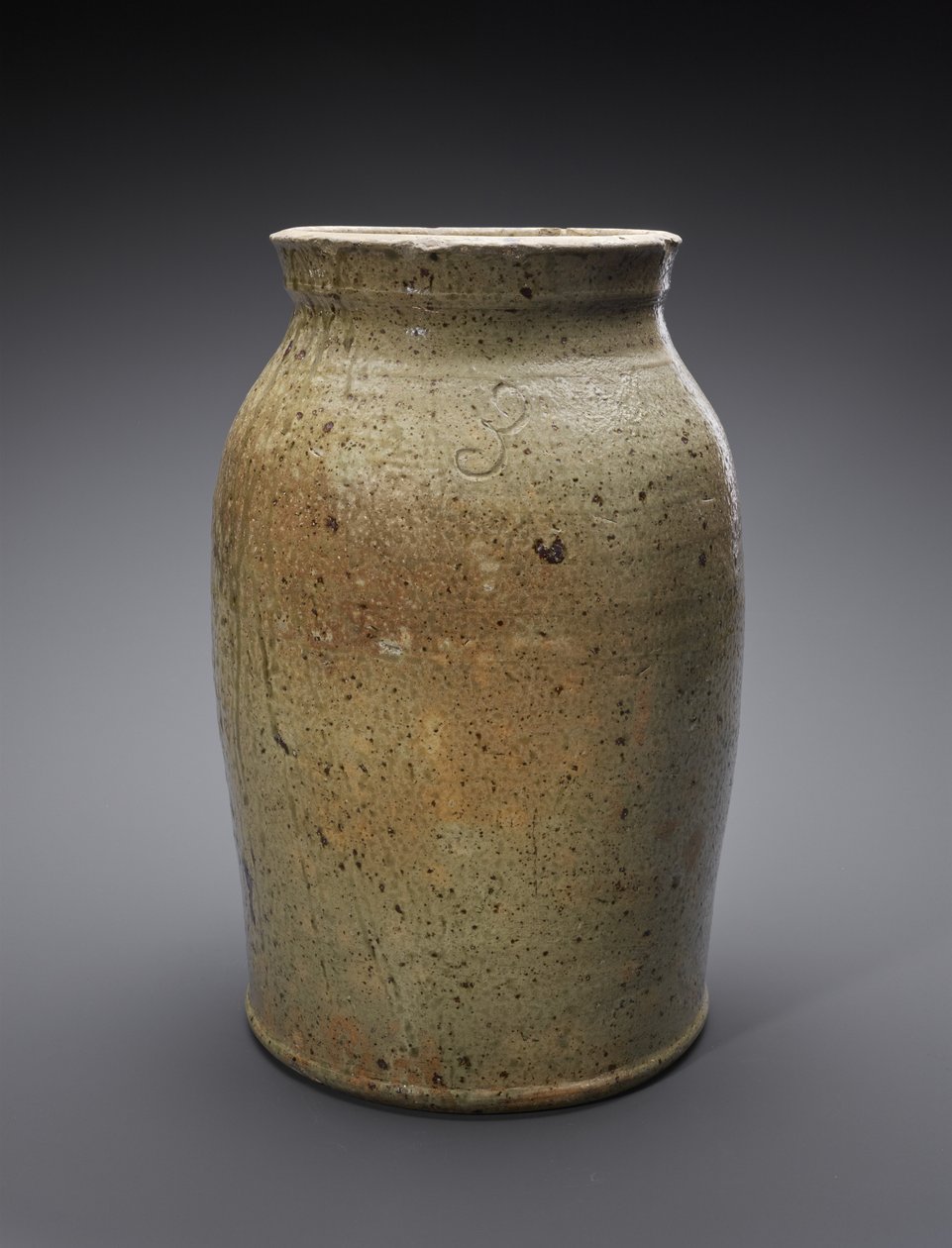 Churn, c. 1865-1900 (alkalilasitettu kivitavara) tekijältä American School