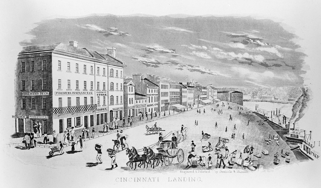 Cincinnati Landing, 1841 tekijältä American School