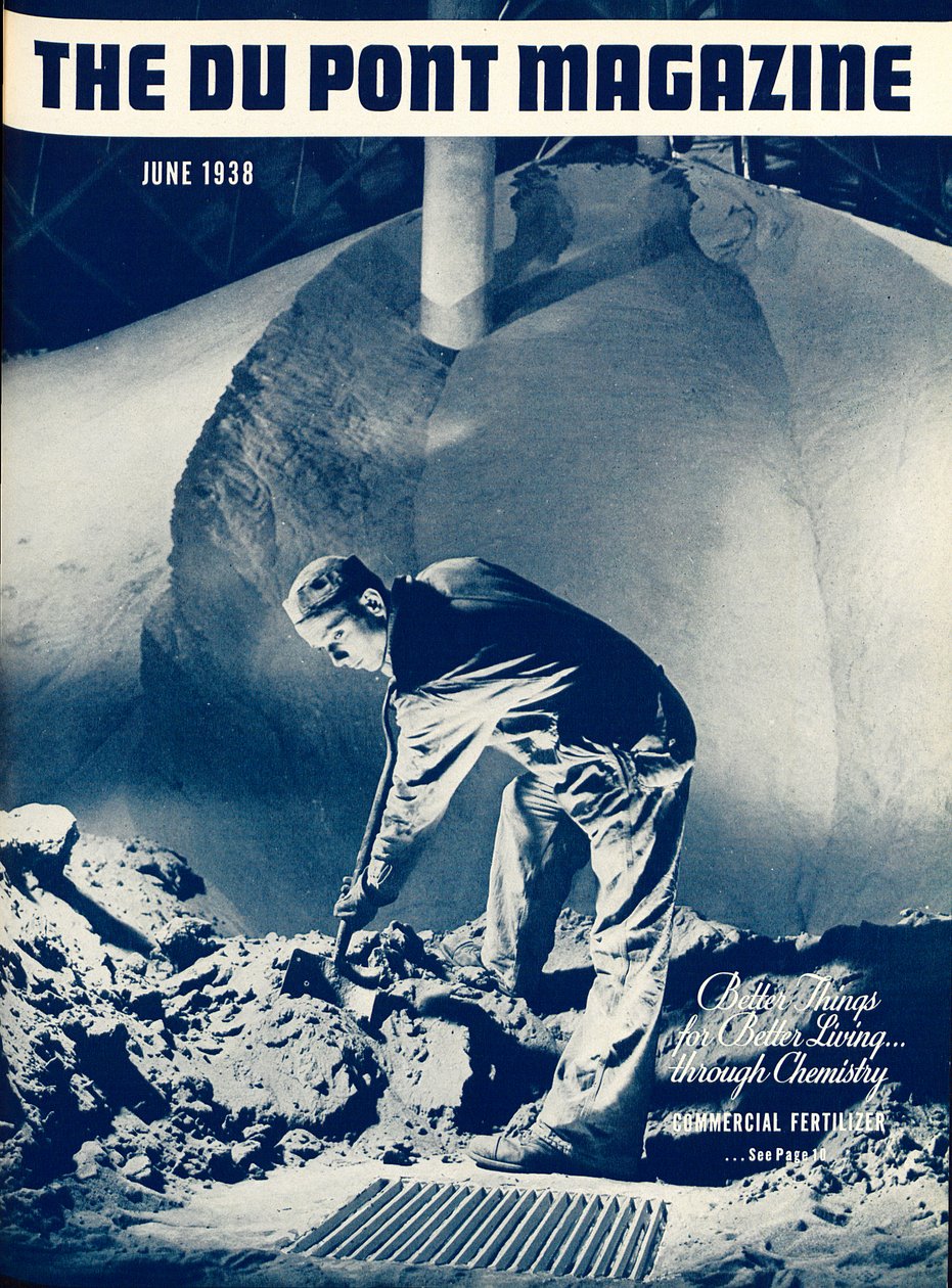Kaupallinen lannoite, DuPont-lehden etukansi, kesäkuu 1938 tekijältä American School
