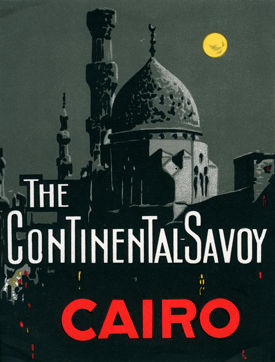 Continental Savoy -hotelli Kairossa ja moskeija tekijältä American School