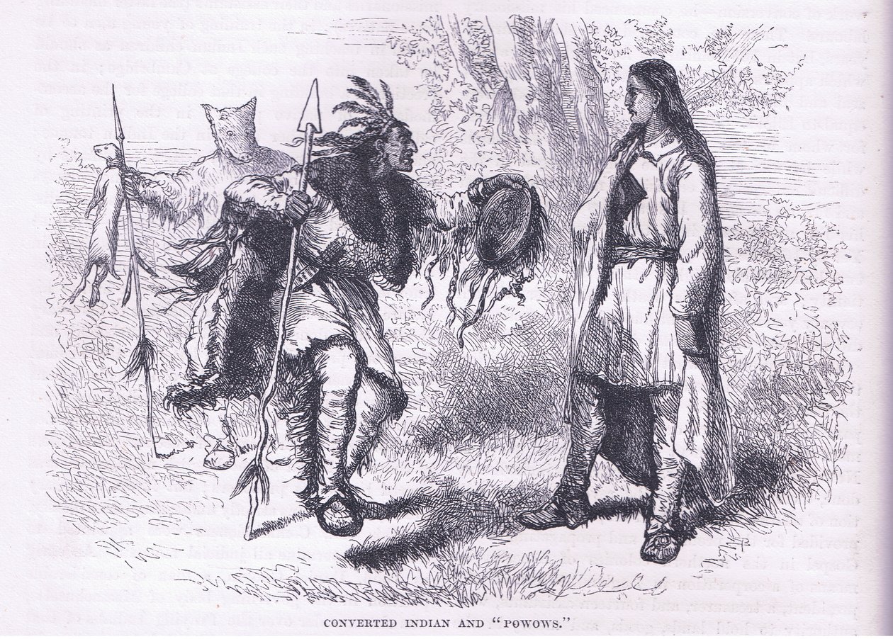 Converted Indians "Powows" 1695, kuva Cassell