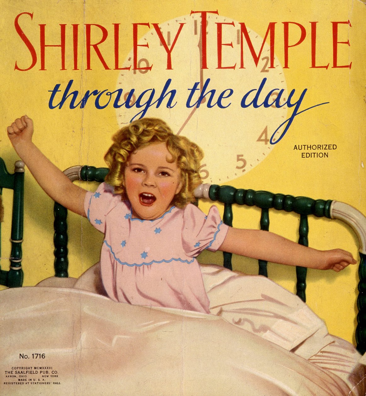 Amerikkalaisen lehden kansi: Shirley Temple, amerikkalainen elokuvanäyttelijä 6-vuotiaana (1929-). tekijältä American School