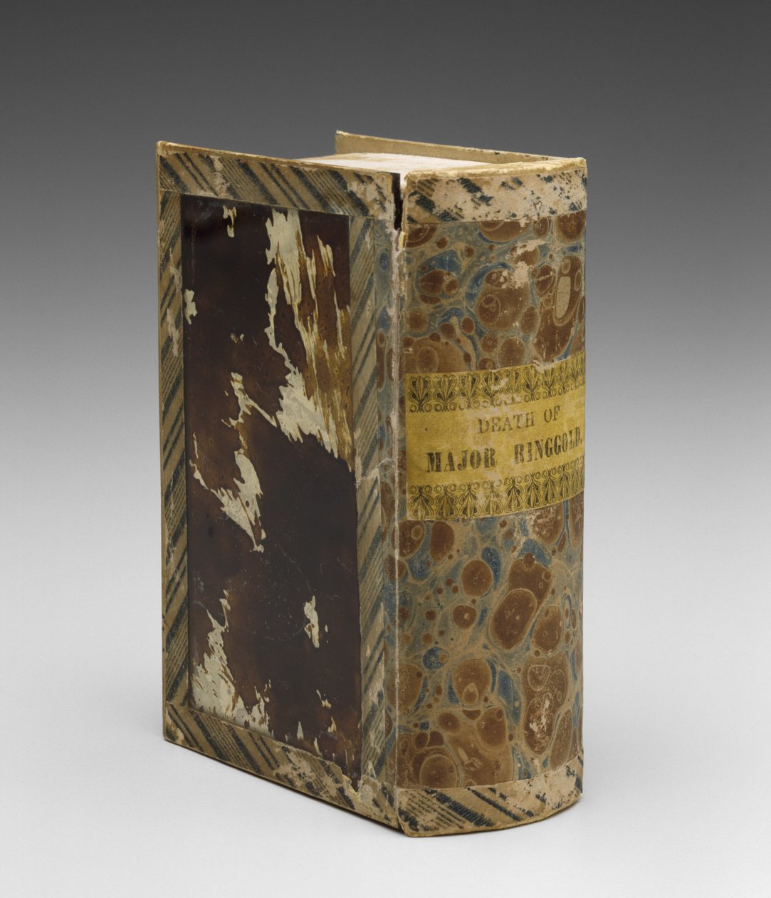 Majuri Ringgoldin kuolema, n. 1846-1848 (paperi ja verre-églomisé) tekijältä American School