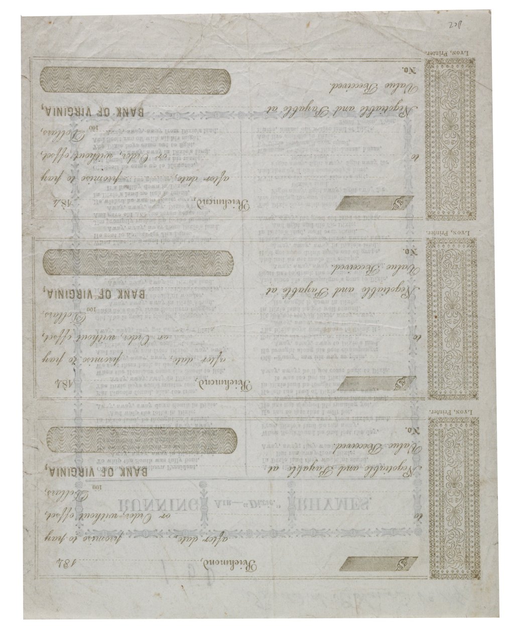 Dixie painettu arkin kääntöpuolelle, 1861 tekijältä American School