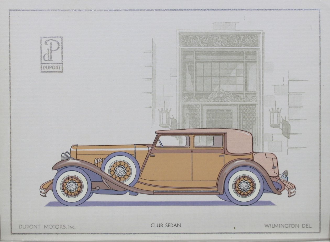 DuPont Motor Cars: Club Sedan, 1921 tekijältä American School