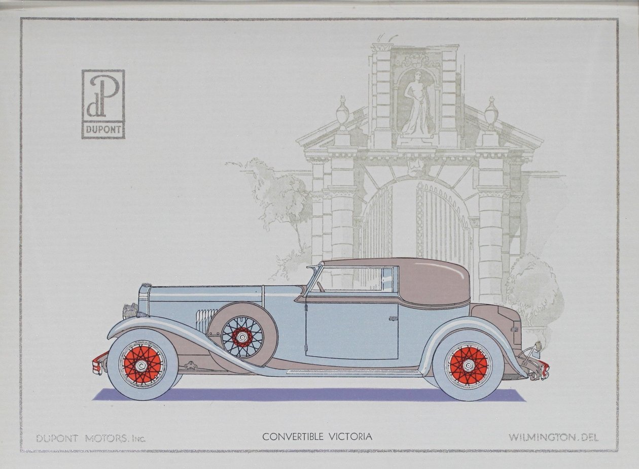 DuPont Motor Cars: Cabriolet Victoria, 1921 tekijältä American School