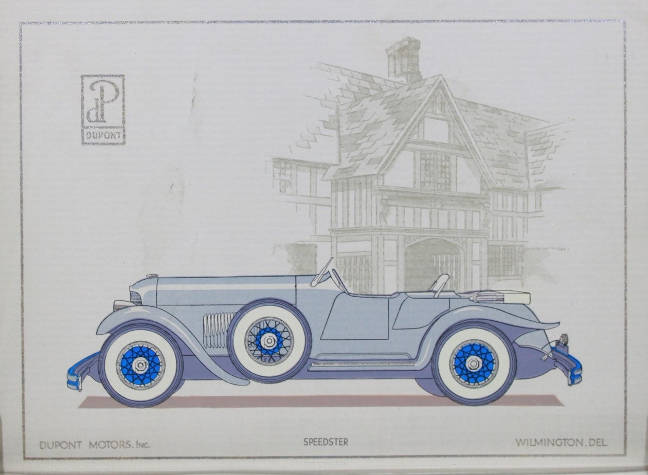 DuPont Motor Cars: Speedster, 1921 tekijältä American School