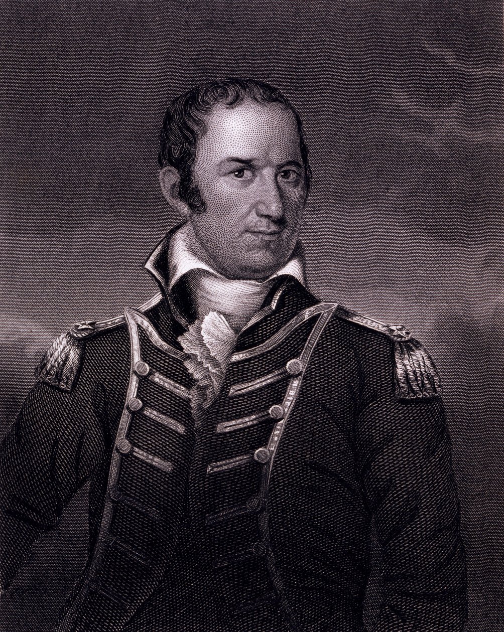 Edward Preble (1761-1807), kaiverrus Henry Bryan Hall (1808-84) alkuperäisen mukaan Fanuelle Hallissa, Bostonissa tekijältä American School