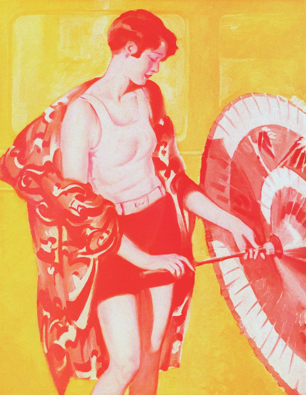 Flapper uimapuvussa tekijältä American School