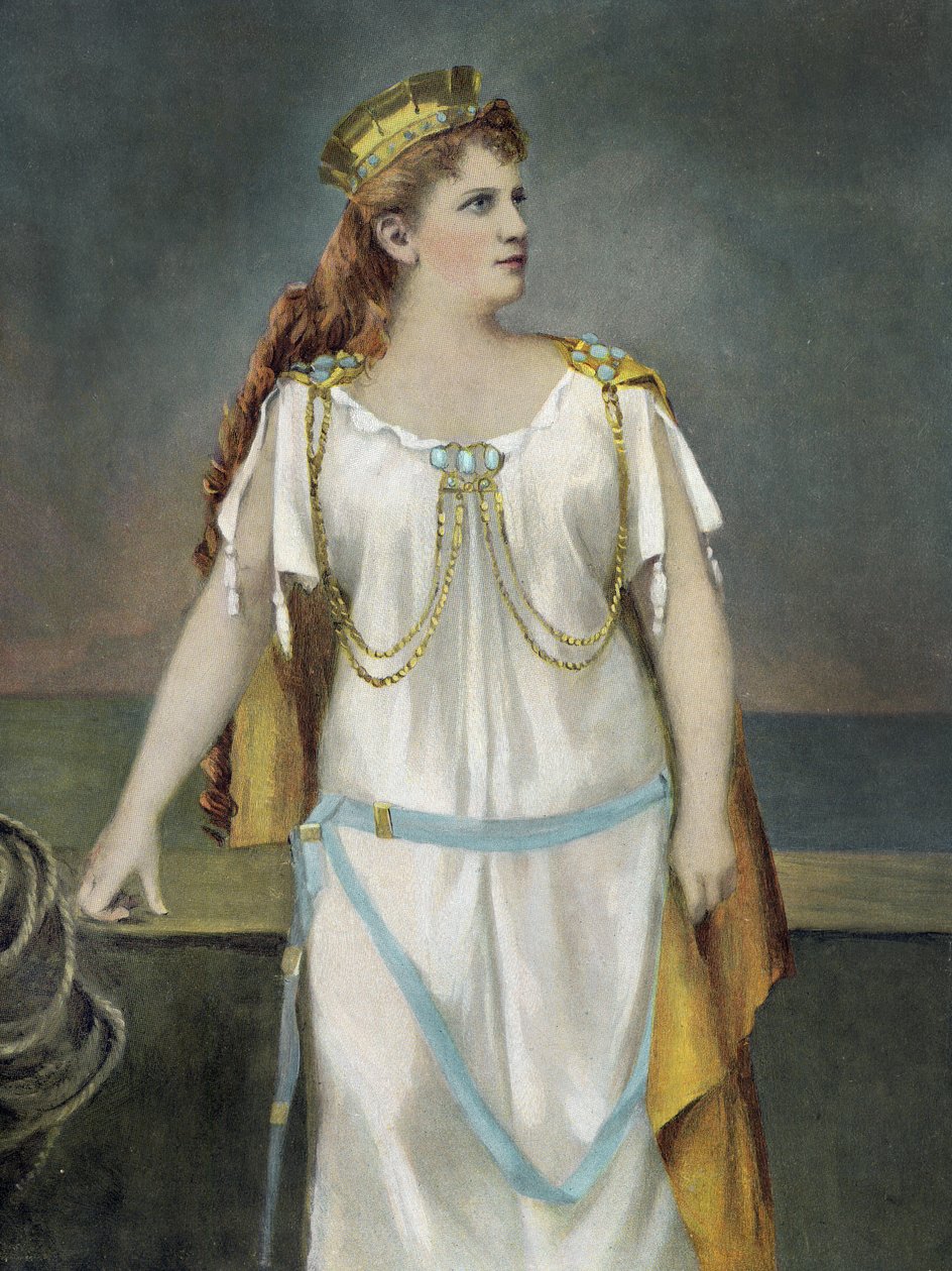 Frau Katherine Klafsky Isoldena, julkaisija D. Appleton & Co., New York, painanut Goupil, 1893 (syväpaino) tekijältä American School