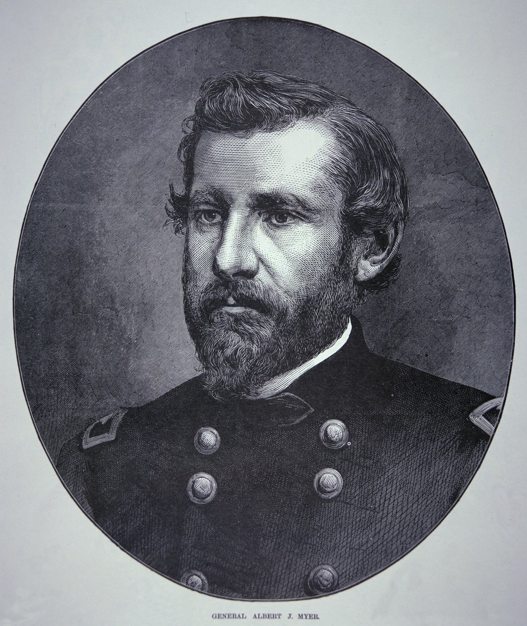 Kenraali Albert James Myer (1828-80) (kaiverrus) tekijältä American School