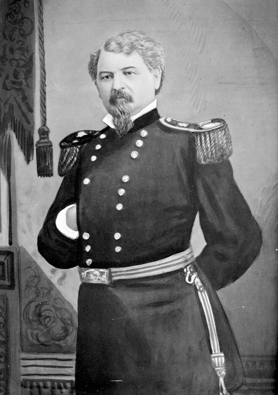 Kenraali Samuel D. Sturgis, n. 1880-1885 (wc paperilla) tekijältä American School