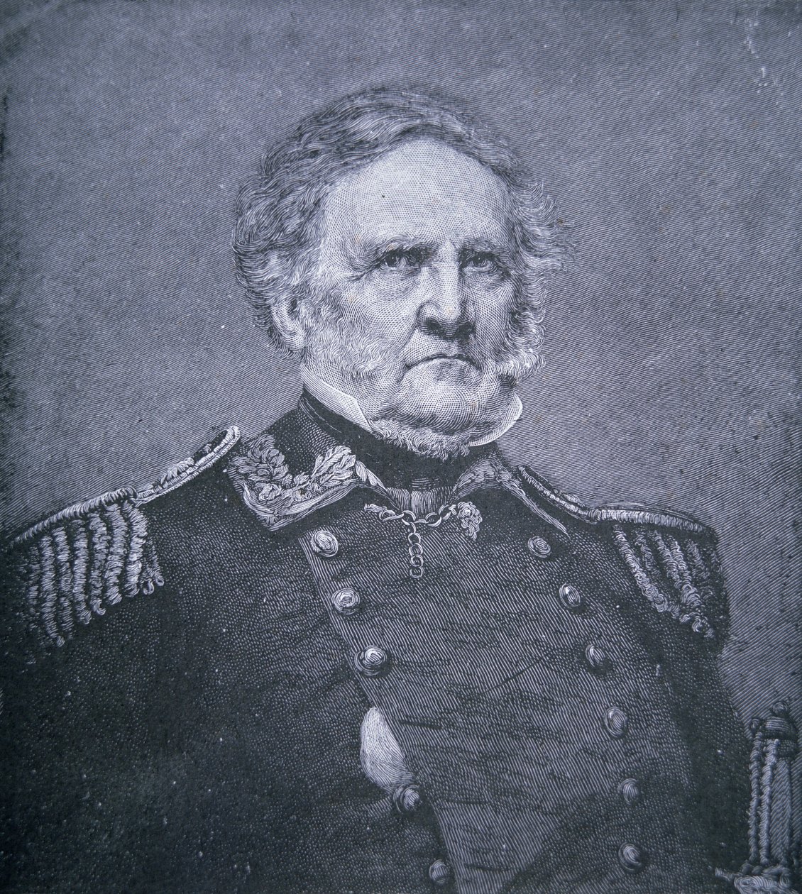 Kenraali Winfield Scott (1786-1866) (kaiverrus) tekijältä American School