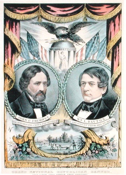Suuri kansallinen republikaaninen lippu (väri litho) tekijältä American School