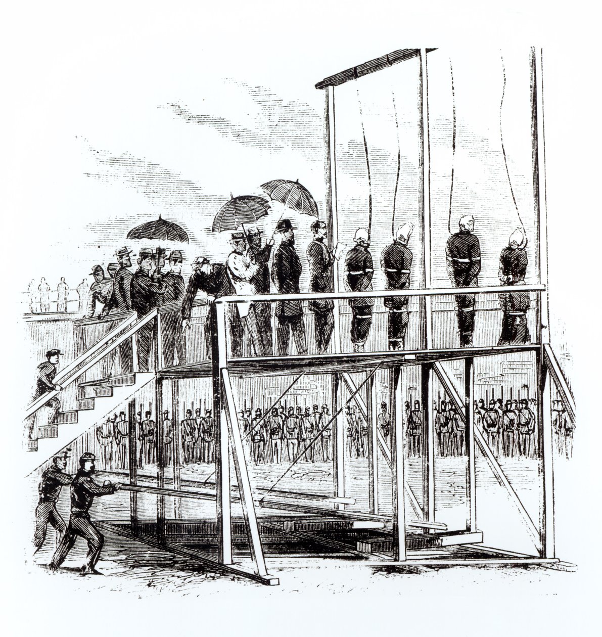 Lincolnin salamurhan salaliittolaisten hirttäminen, 7. heinäkuuta 1865 tekijältä American School