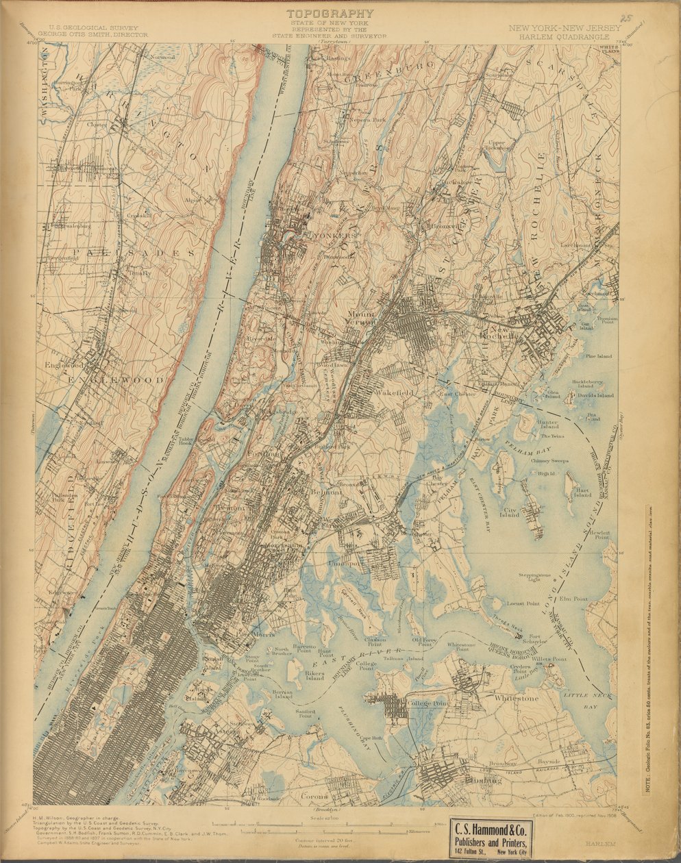 Harlem, kysely 1888-89 ja 1897, toim. 1900, tois. 1908 tekijältä American School