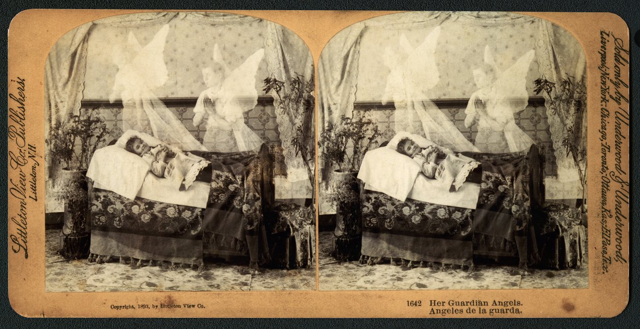 Hänen suojelusenkelinsä, 1893 (stereografia) tekijältä American School