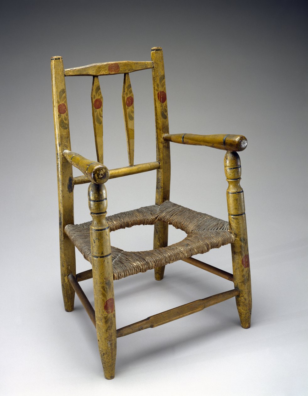 Hole Chair, c. 1800-1850 (tuntematon puu, maali, sivellin) tekijältä American School