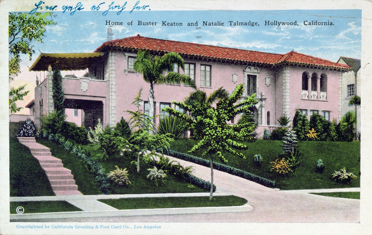 Buster Keatonin ja Natalie Talmadgen koti Hollywoodissa, 1930 tekijältä American School